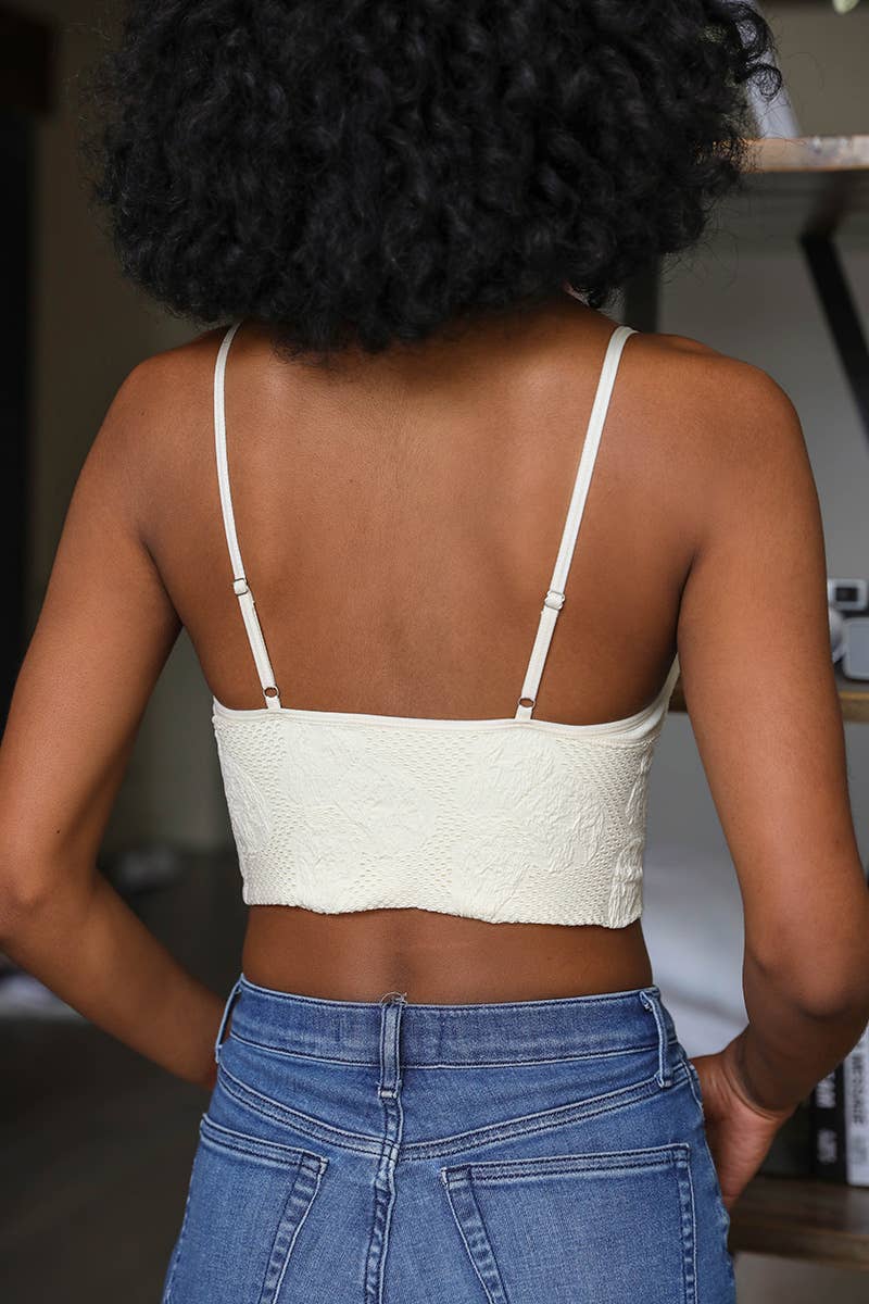 Seamless Padded V Neck Brami ❤️