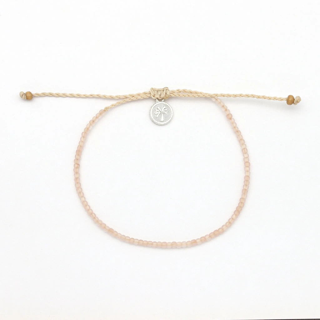 Ka'anapali Frosted Glass Beaded Bracelet by Pineapple Island