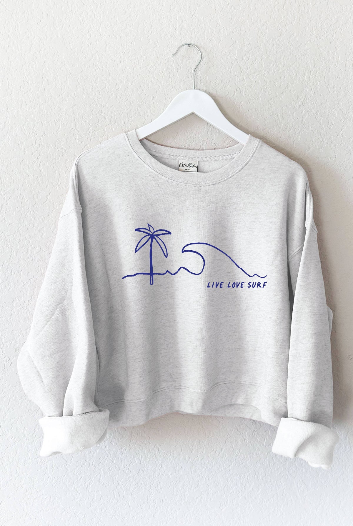 LIVE LOVE SURF Mid Graphic Sweatshirt