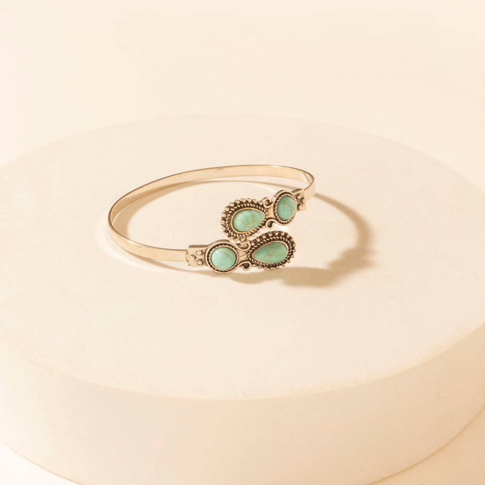 Grande Curl Cuff in Rain Silver