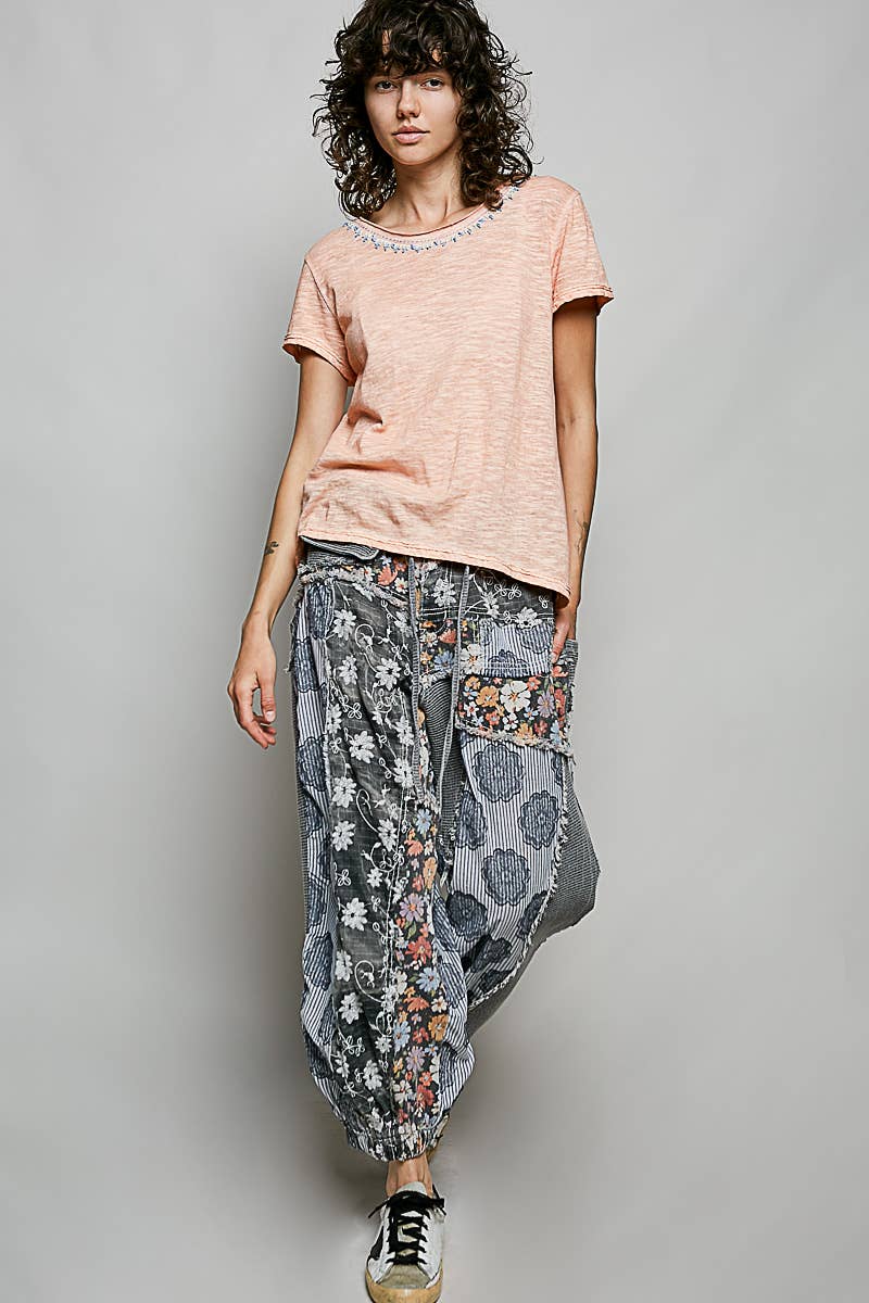 Everyday Lightweight Relaxed Fit Hand-Stitched Knit Top