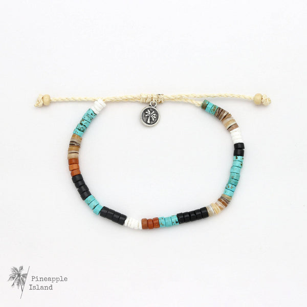 Hamoa Beach Beaded Anklet, Surf Jewelry by Pineapple Island