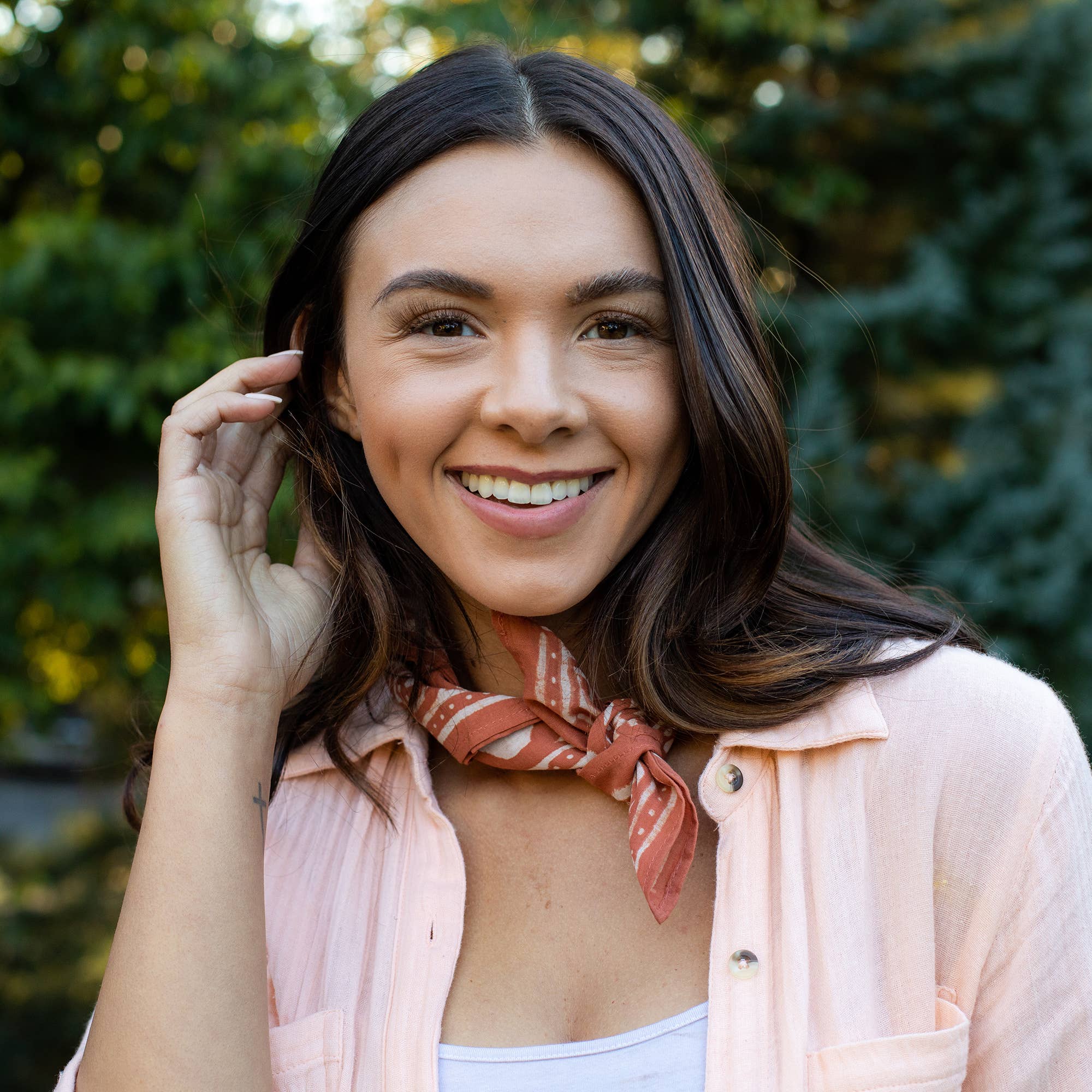 Block-Printed Cotton Bandanas