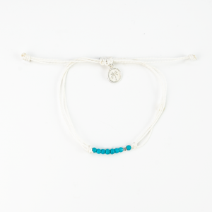 Sundays Beaded Bracelet, Surf Jewelry,