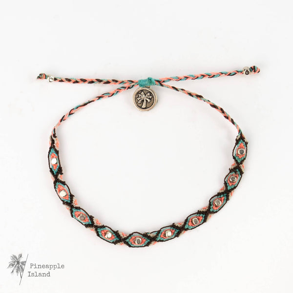 Vermelha Surf Bracelet, Braided Bracelet by Pineapple Island
