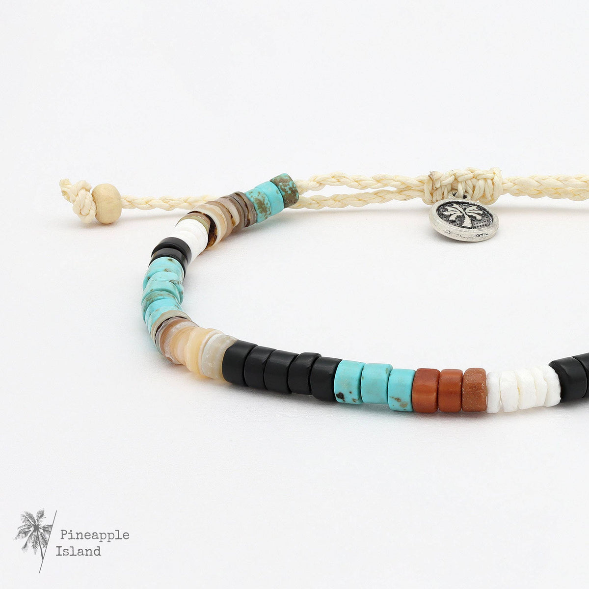 Hamoa Beach Beaded Anklet, Surf Jewelry by Pineapple Island