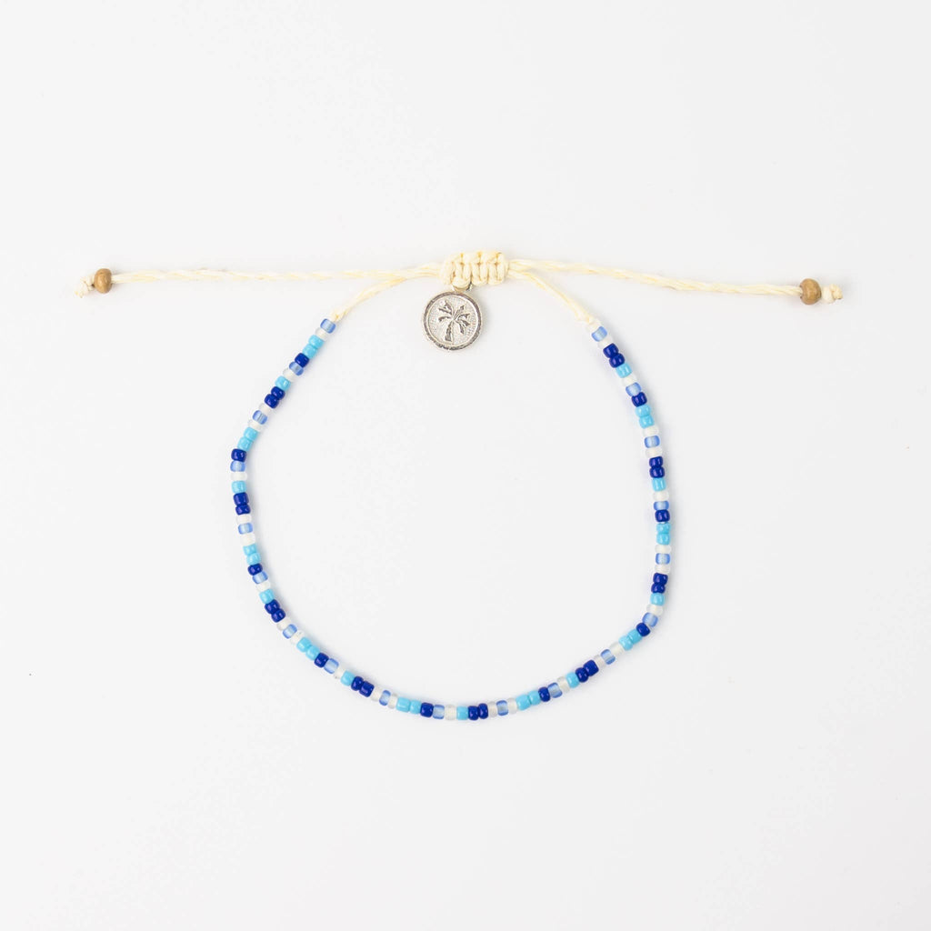 Alila Dainty Beaded Bracelet, Friendship Bracelet, Summer: Black & Gold