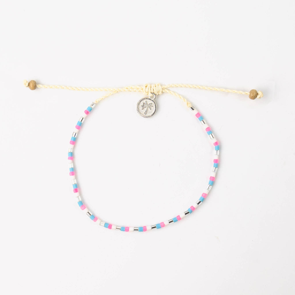 Alila Dainty Beaded Bracelet, Friendship Bracelet, Summer: Black & Gold