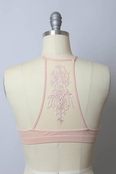 Tattoo Back Mesh Bralette – Unique, Comfortable, Stylish ✨