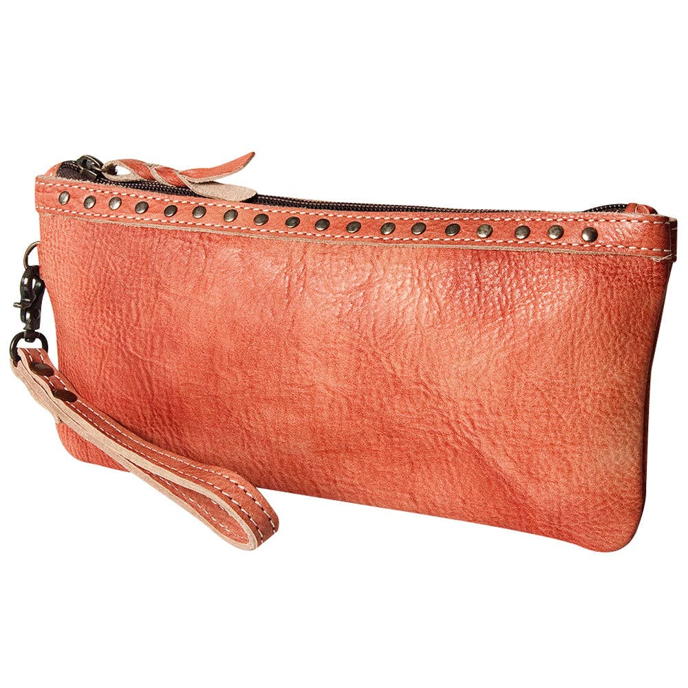 NMBG101 Wristlet Genuine Leather women bag western Bag