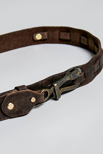 Rugged Handcrafted Vintage Genuine Leather Belt