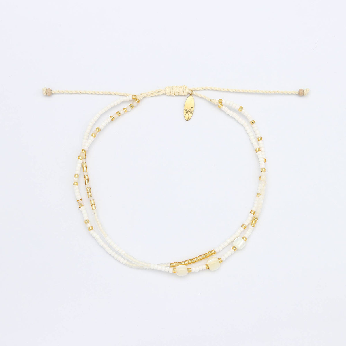 Golden Hour Colourful Beaded Anklet Collection, Surf Jewelry