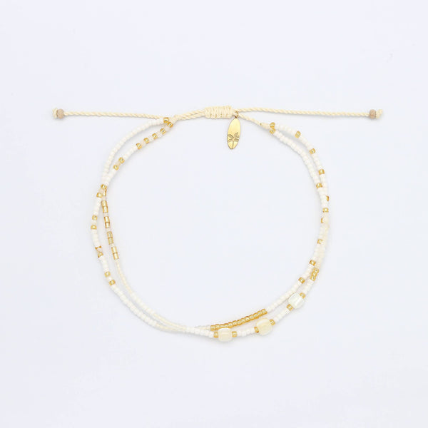 Golden Hour Colourful Beaded Anklet Collection, Surf Jewelry