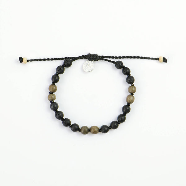 Cannon Beach Natural Stone Bracelet by Pineapple Island