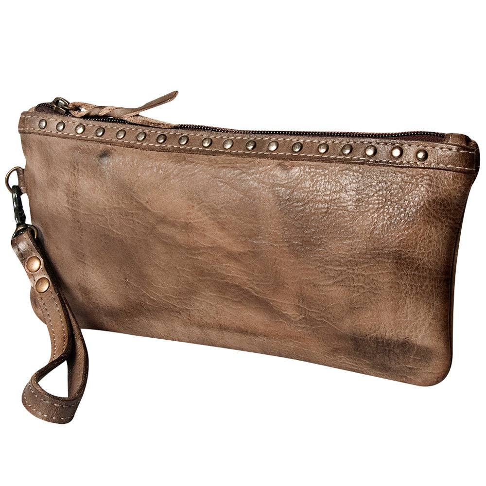 NMBG101 Wristlet Genuine Leather women bag western Bag