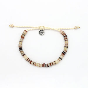 Pakui Natural Bead Bracelet, Beaded Bracelet, Surf Jewelry