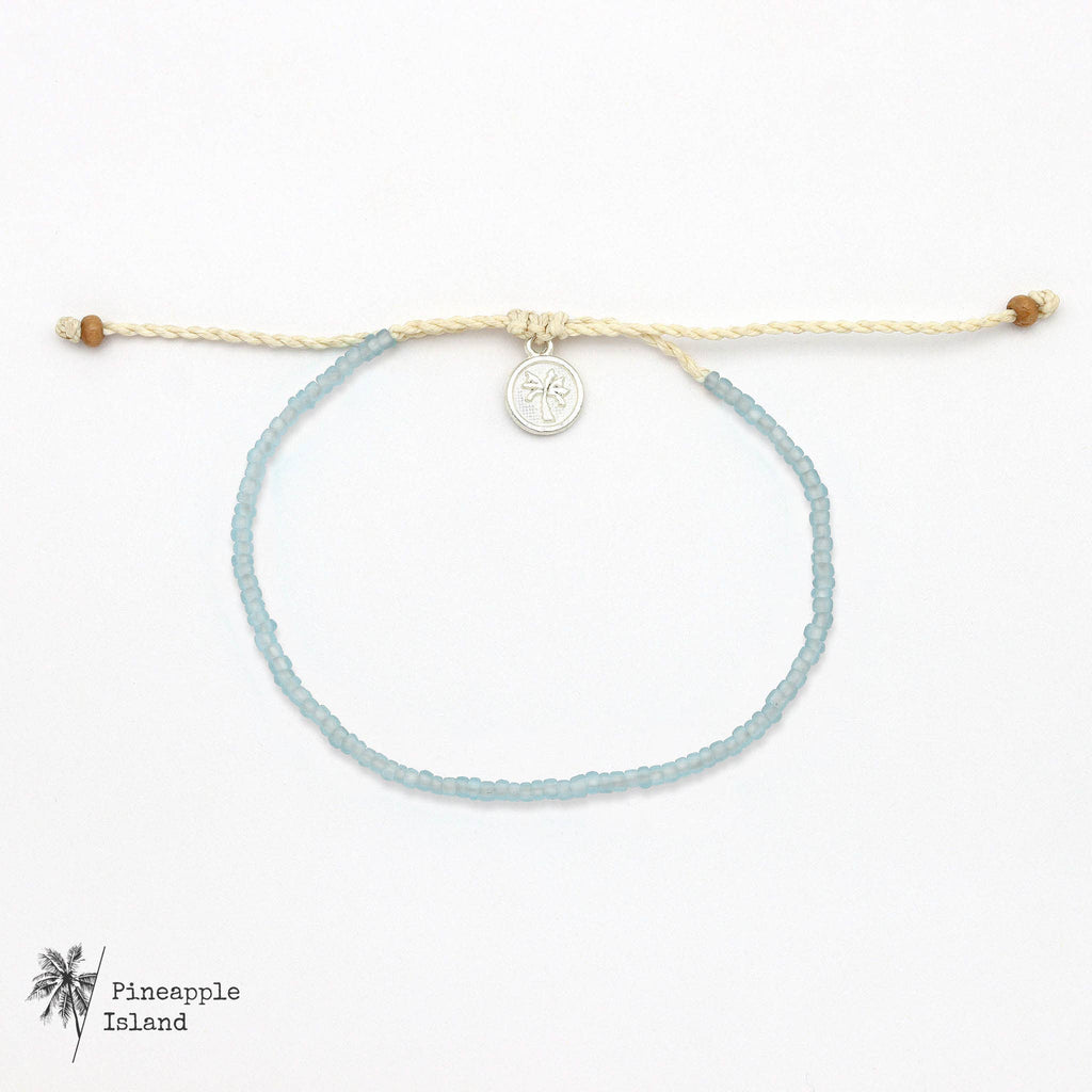 Ka'anapali Frosted Glass Beaded Bracelet by Pineapple Island