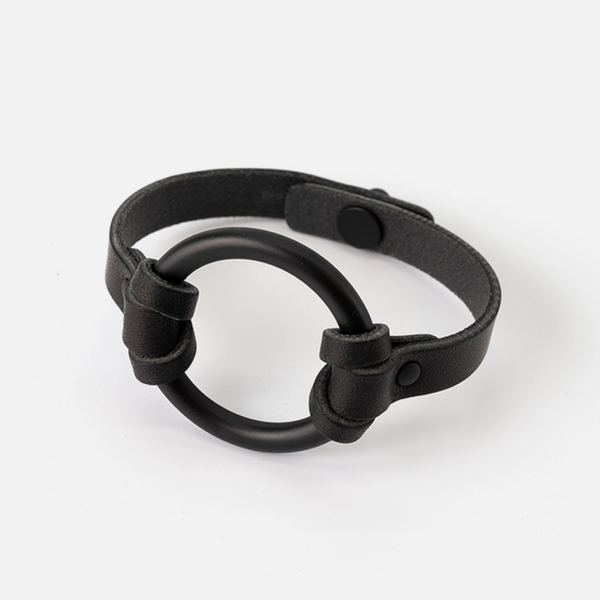 RANGE LTHR Equestrian-Inspired Chinati O-Ring Leather Bracelet