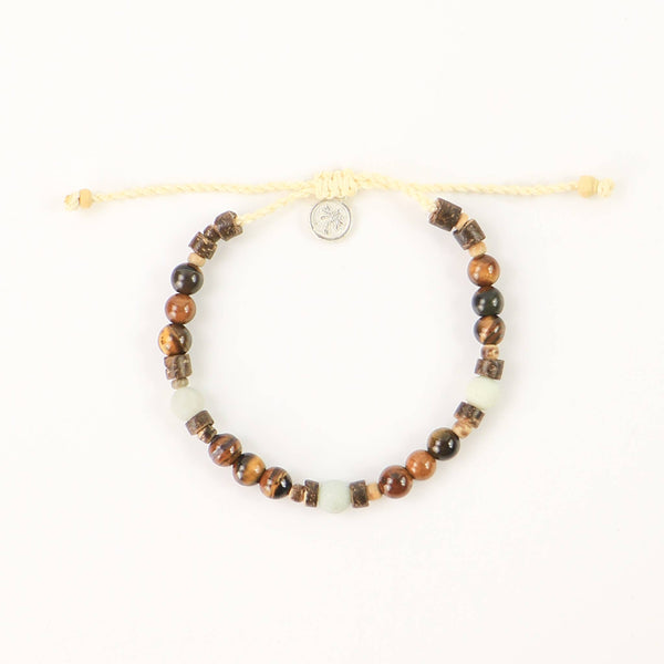 Cannon Beach Natural Stone Bracelet by Pineapple Island