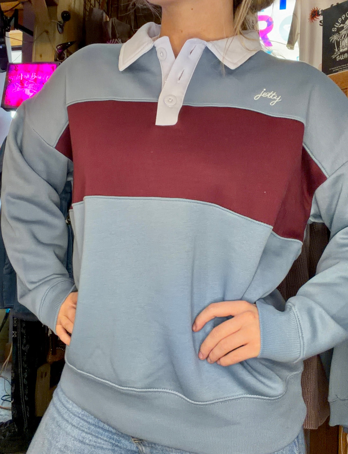 LEAH RUGBY FLEECE