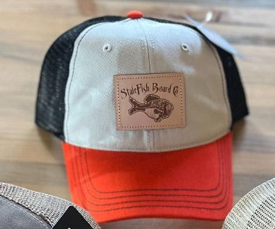 SFBC TRUCKER HAT #111- FISH LEATHER