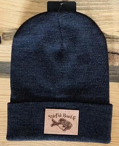 SFBC 137 | HEATHERED BEANIE W/ CUFF_FISH PATCH