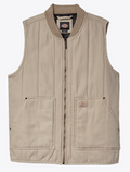QUILTED CANVAS VEST