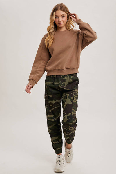 CAMO CARGO JOGGER PANTS