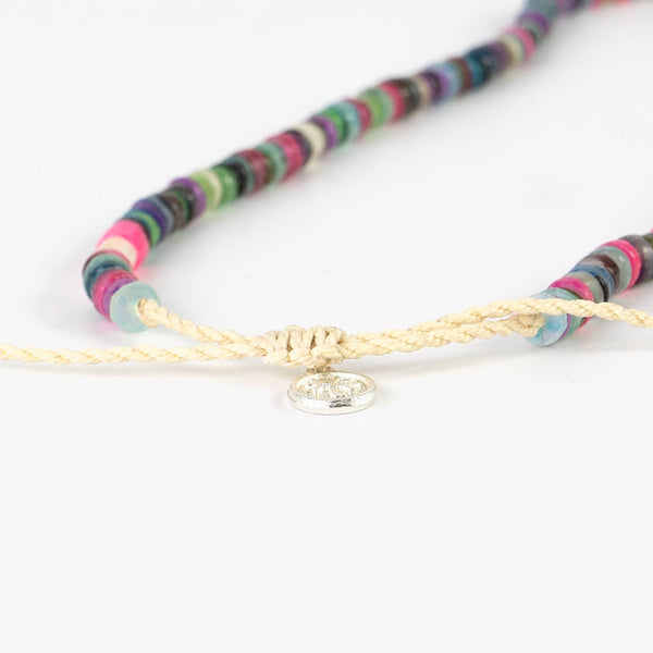 Tube Beaded Necklace, Surf Necklace, by Pineapple Island