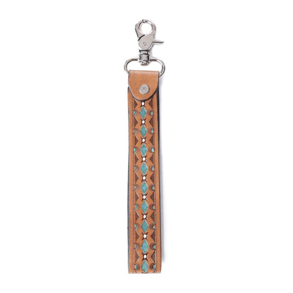 Canyon Spire Key Fob In Brown