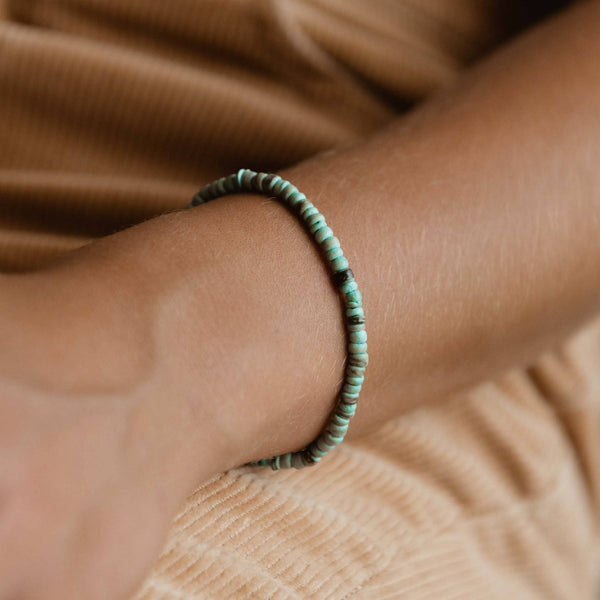 Coconut Beach Bracelet, Beaded Bracelet, Adjustable Bracelet