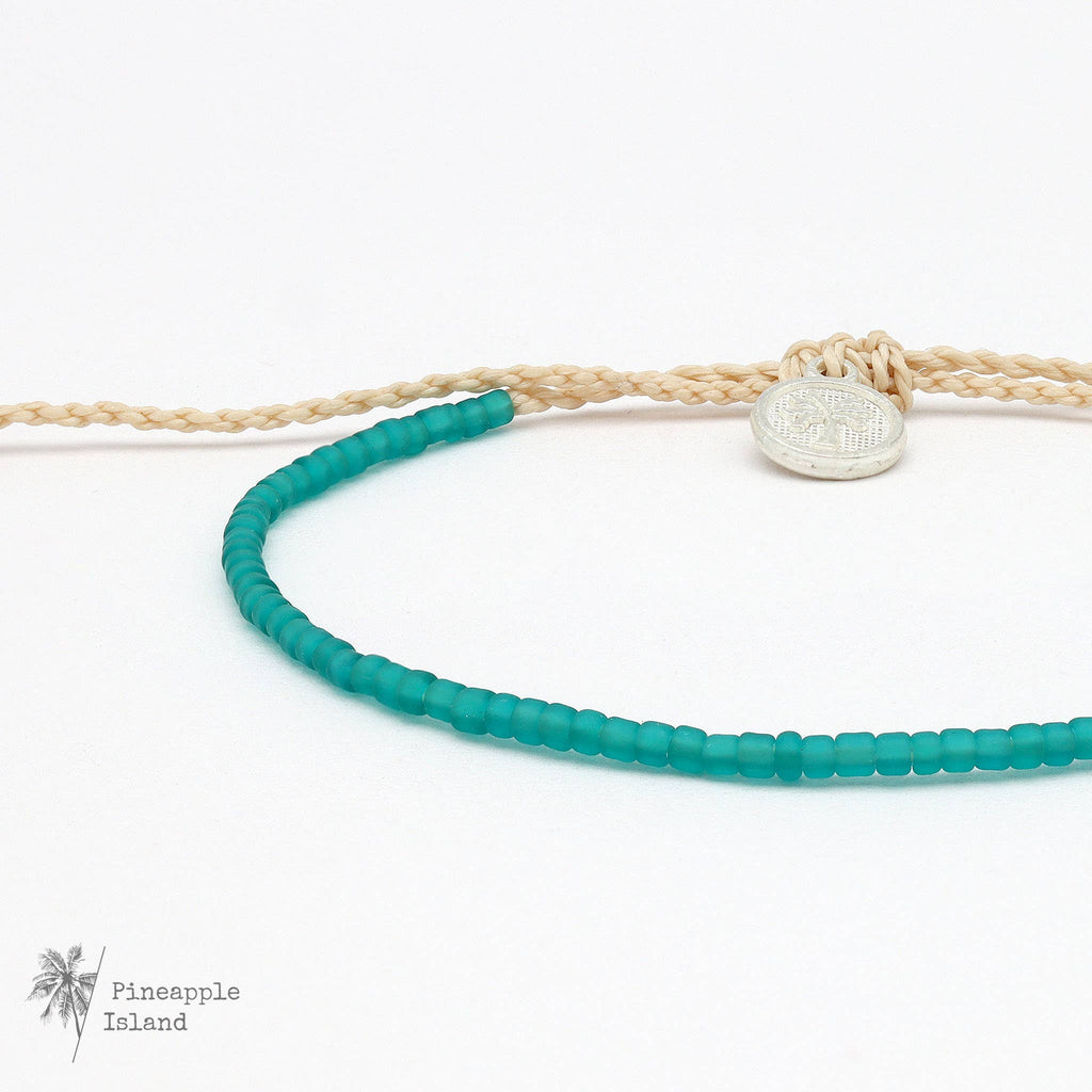 Ka'anapali Frosted Glass Beaded Bracelet by Pineapple Island