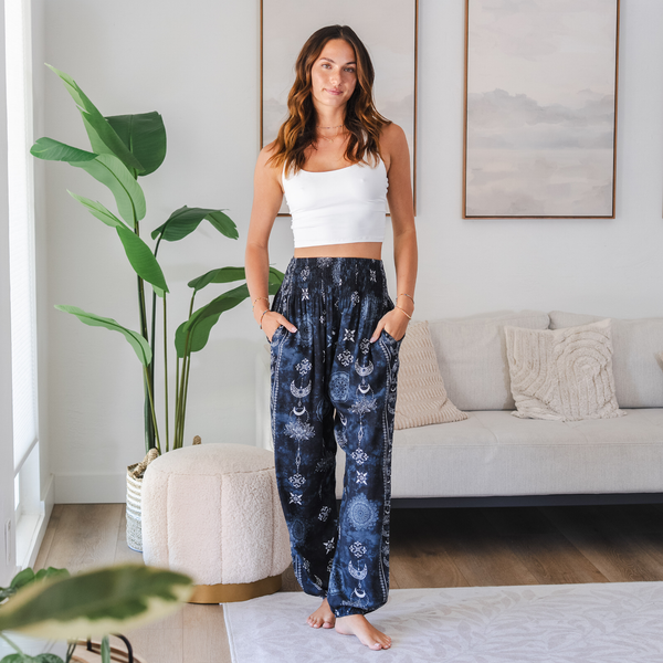 *BEST SELLER* Twilight Lotus Harem Pants with Pockets