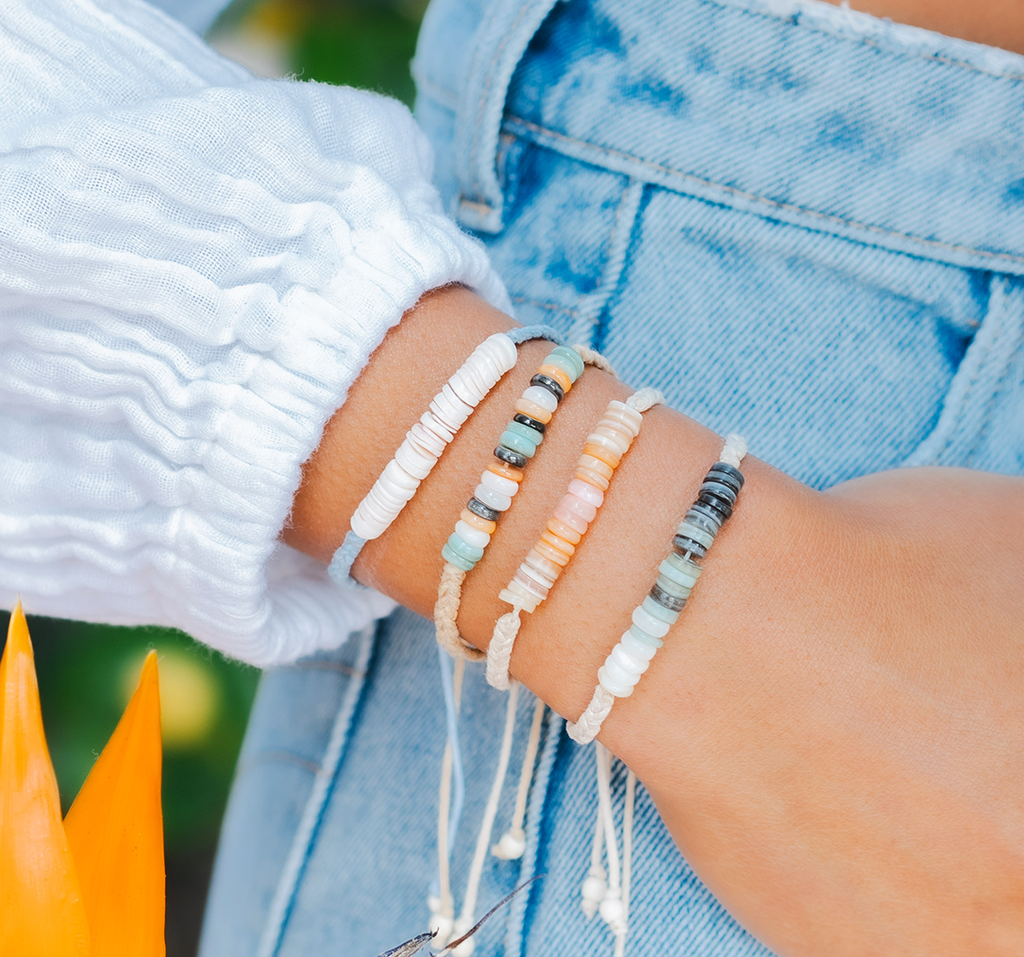 Braided Puka Shell Bracelets