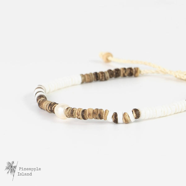 Kauai Surfer Anklet, Surf, Beaded Anklet by Pineapple Island