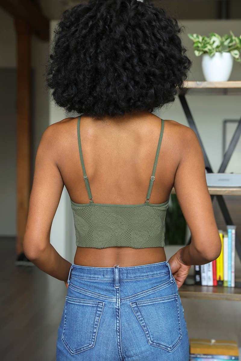 Seamless Padded V Neck Brami ❤️
