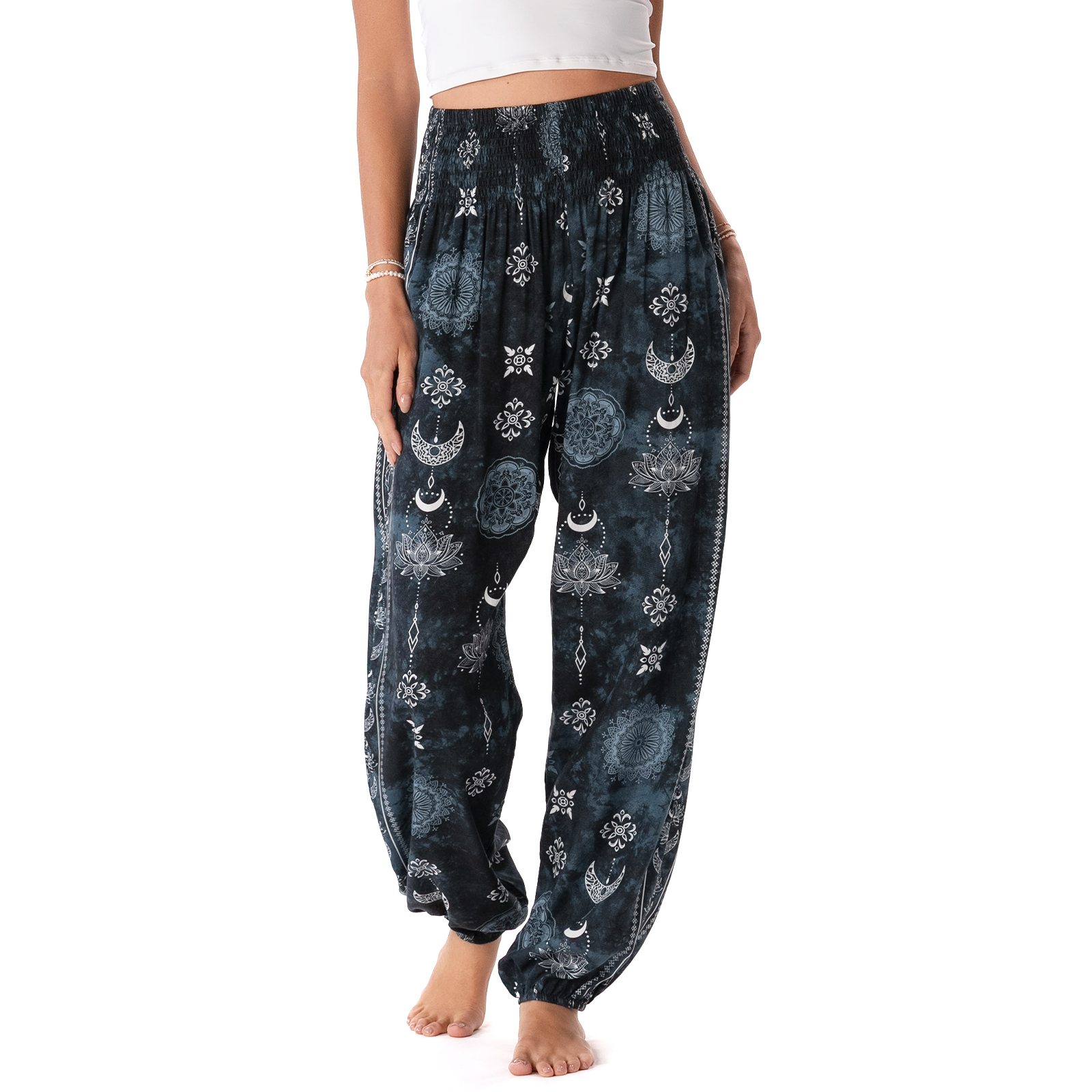 *BEST SELLER* Twilight Lotus Harem Pants with Pockets