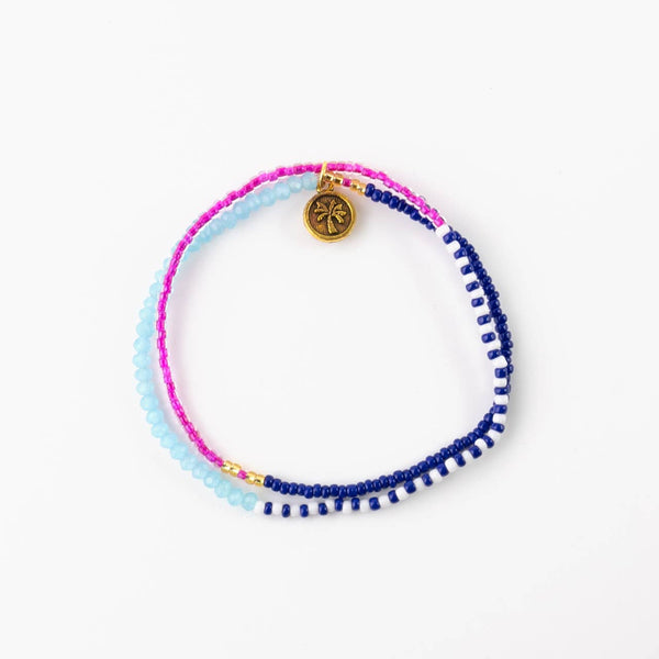 Monte Carlo Bracelet, Beaded Bracelet, Summer Jewelry