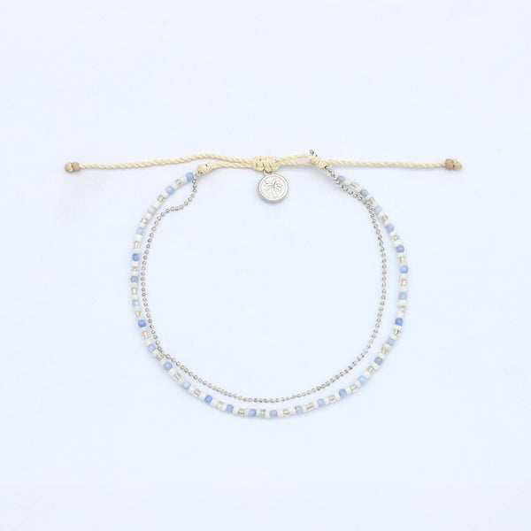 Lembut Double Beaded Anklet, Ankle Bracelet by Koh Surf