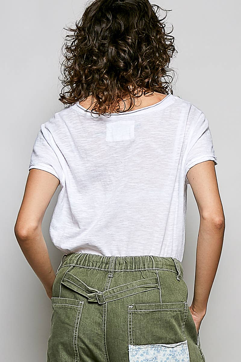 Everyday Lightweight Relaxed Fit Hand-Stitched Knit Top