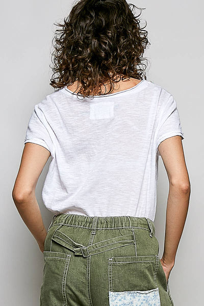 Everyday Lightweight Relaxed Fit Hand-Stitched Knit Top