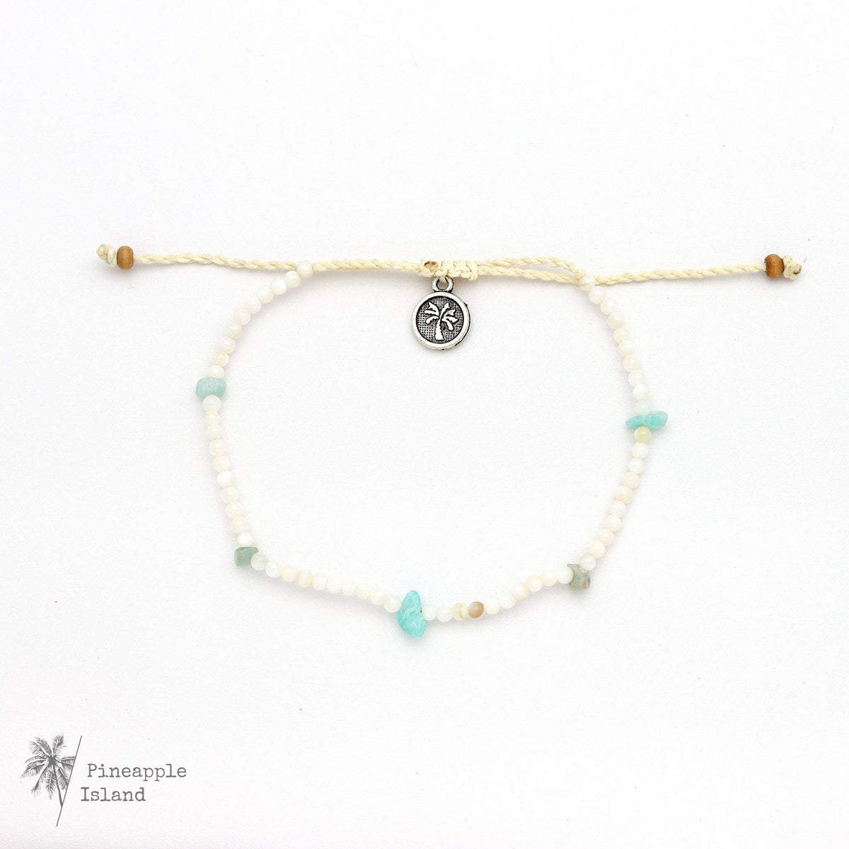 Ka'ala Beaded Surfer Anklet by Pineapple Island