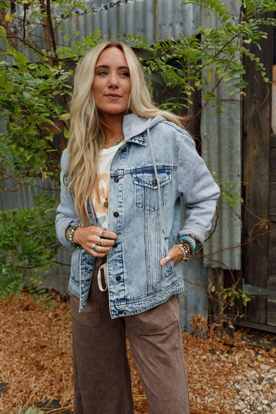 My Boyfriends Denim Jacket - Blue Light Wash