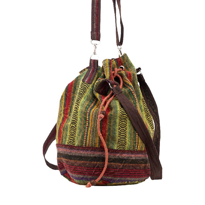 Stonewashed Bucket Bag