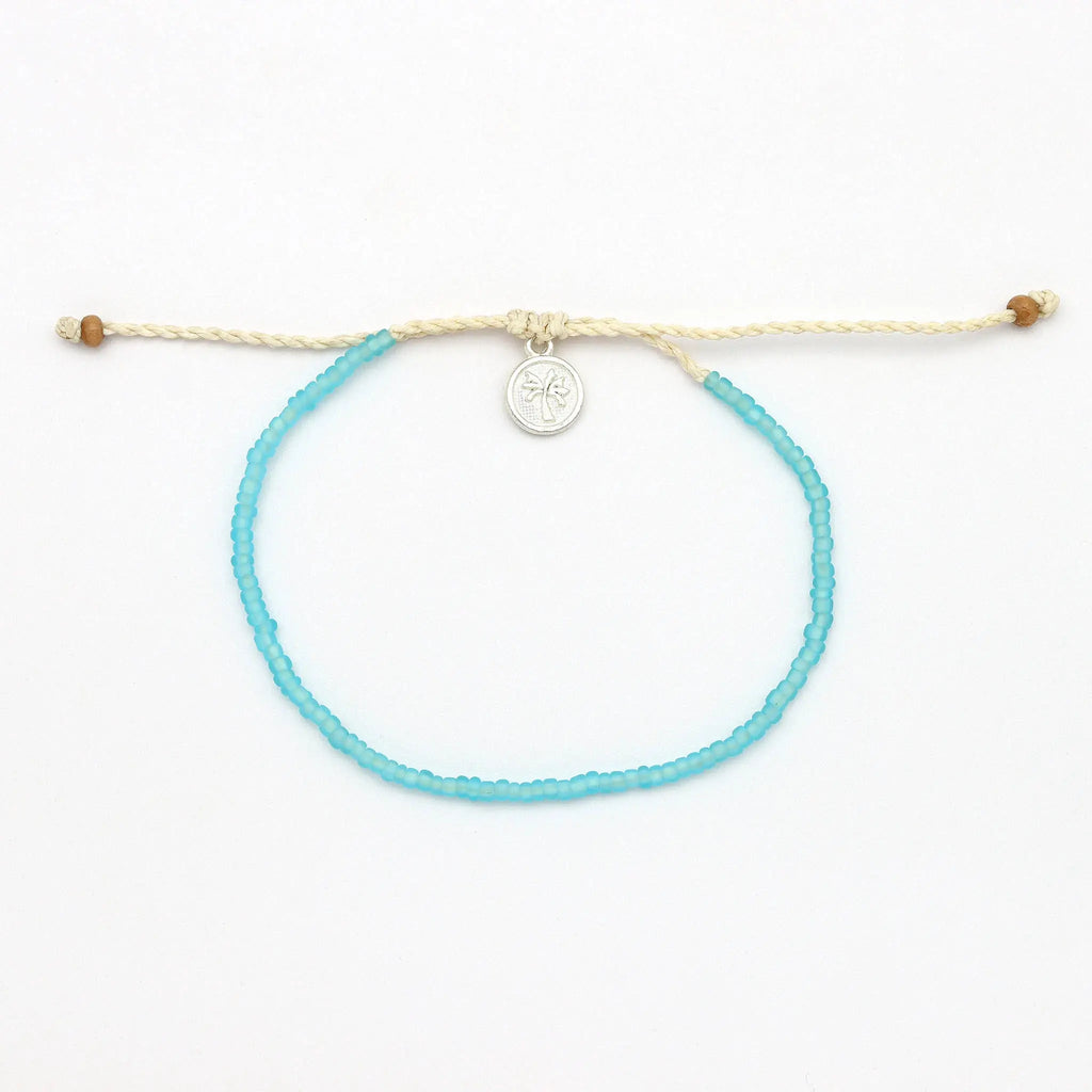 Ka'anapali Frosted Glass Beaded Bracelet by Pineapple Island