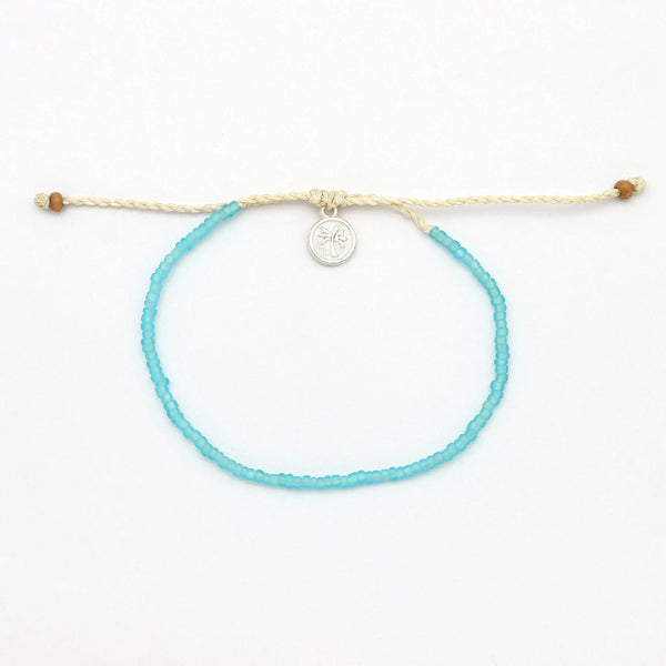 Ka'anapali Frosted Glass Beaded Bracelet by Pineapple Island
