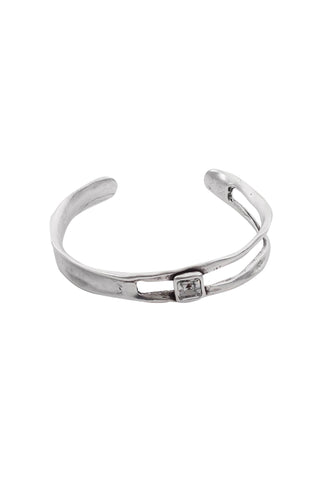 Handmade Crystal Pewter Bracelet - 2810