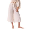 Cream Lagoon Cropped Pants