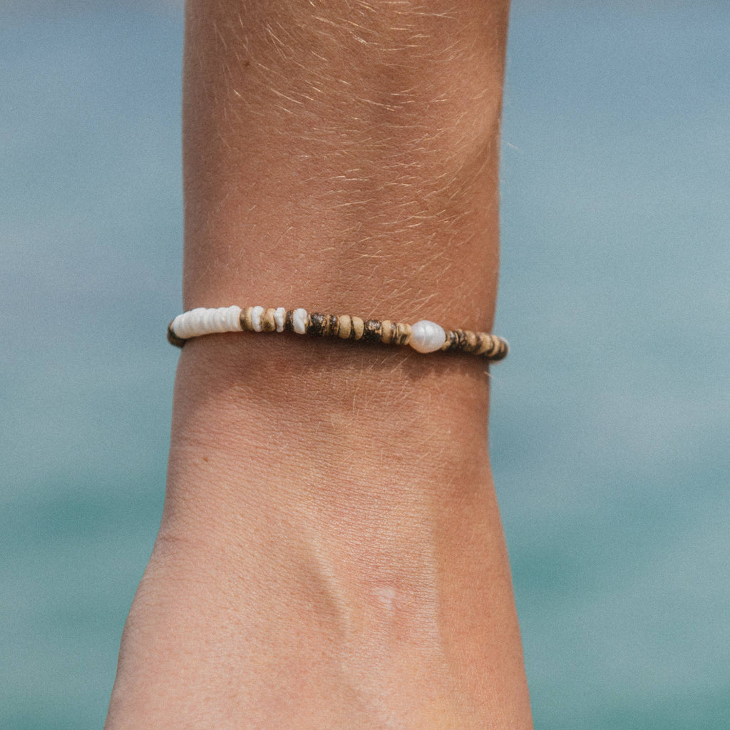 Kauai Surfer Bracelet, Beaded Bracelet, by Pineapple Island