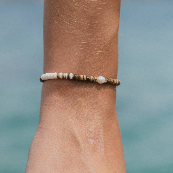 Kauai Surfer Bracelet, Beaded Bracelet, by Pineapple Island
